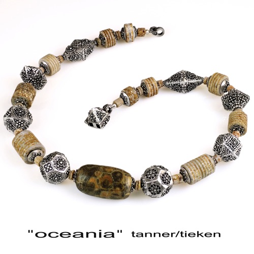 "Oceania" tanner/tieken
Hollow Form Beads